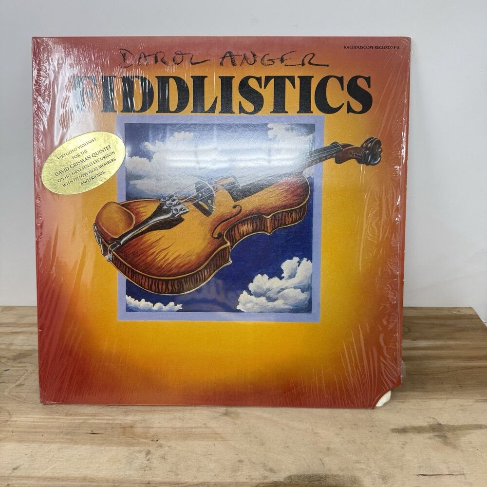 Darol Anger  Fiddlistics lp  1979 Kaleidoscope Records F-8